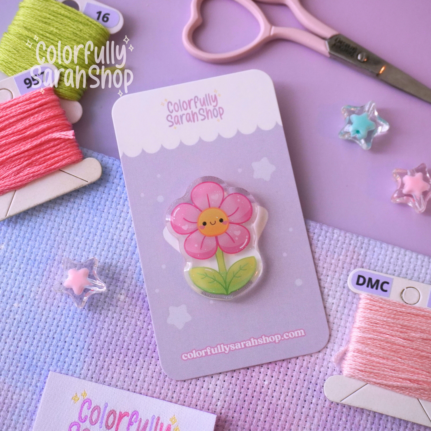 Happy Flower Needle Minder