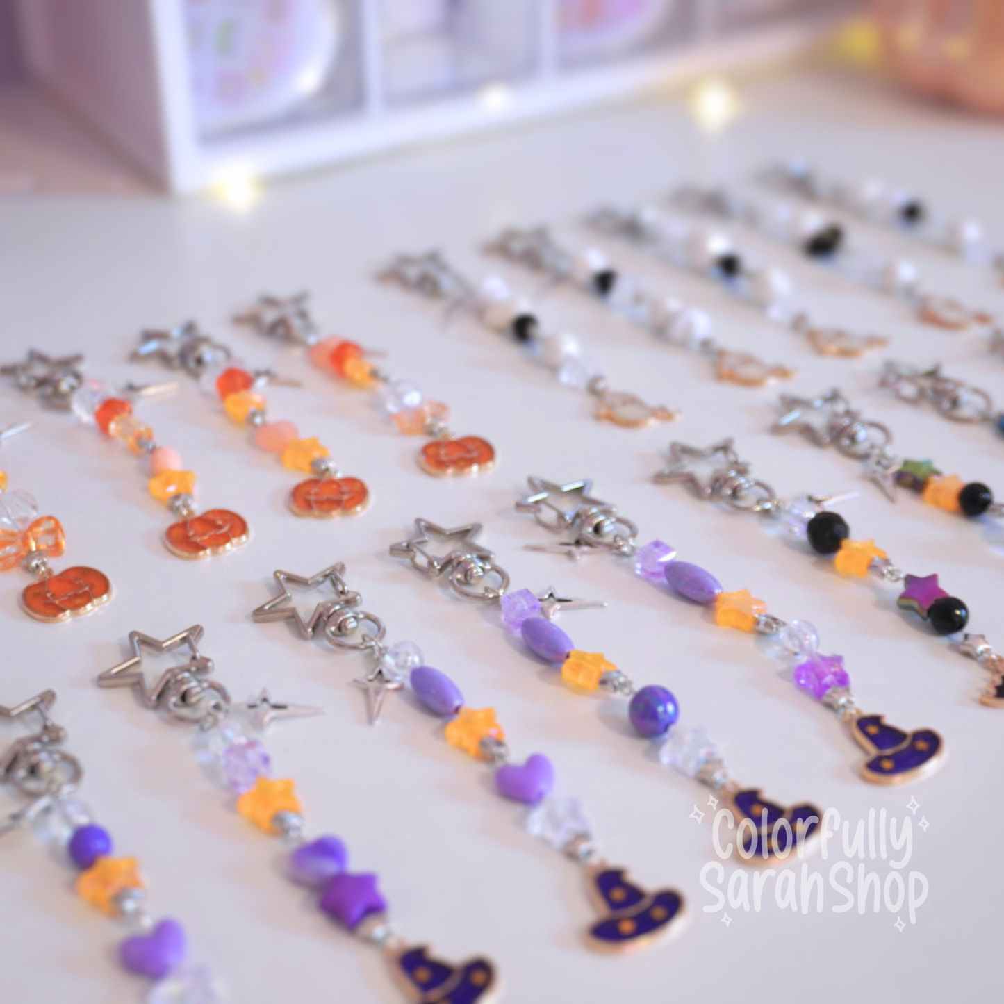 Halloween Beaded Scissor Fob