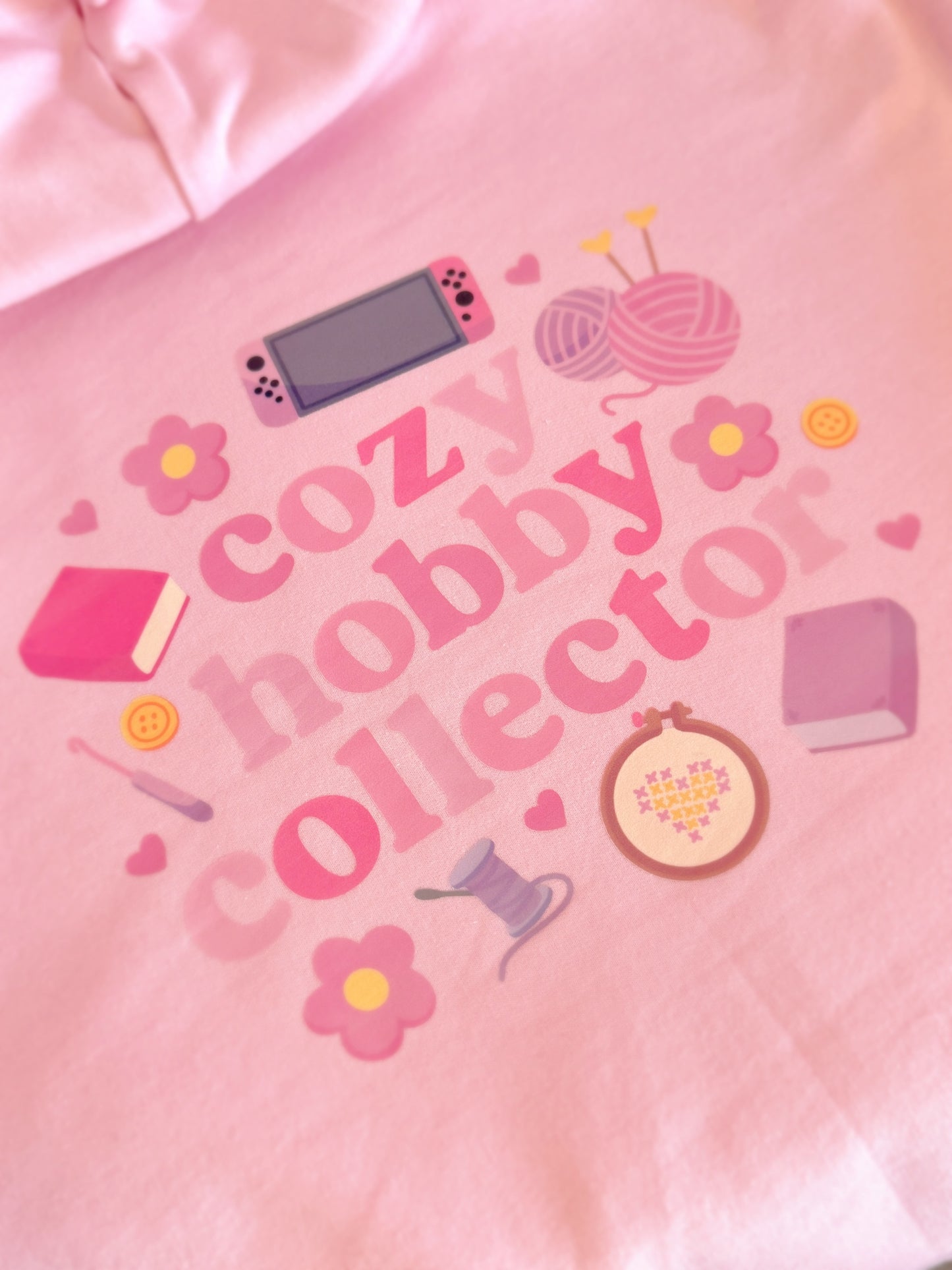 Pink Cozy Hobby Collector Hoodie