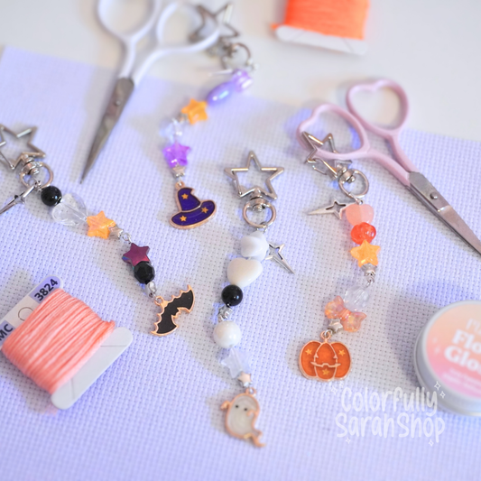 Halloween Beaded Scissor Fob