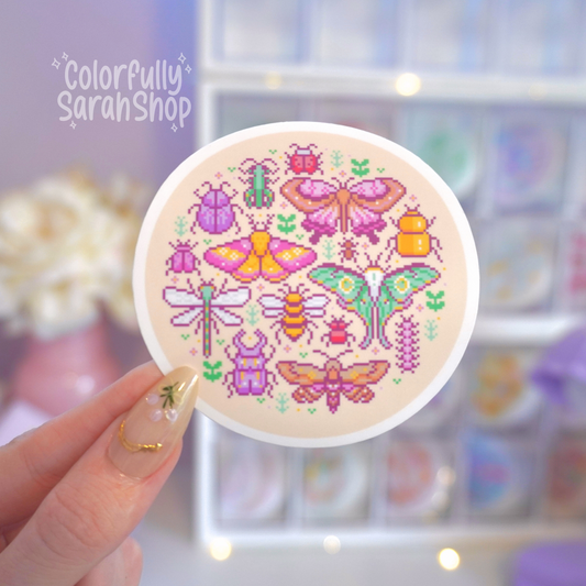 Spring Insects Sticker
