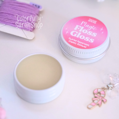 Swirled Peppermint Magic Floss Gloss