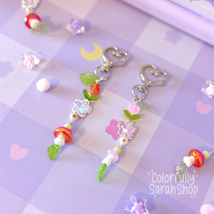 Mushroom Scissor Fob