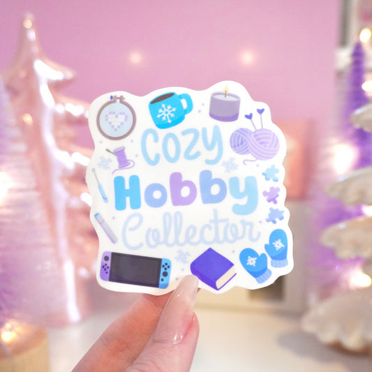 Cozy Hobby Collector Sticker