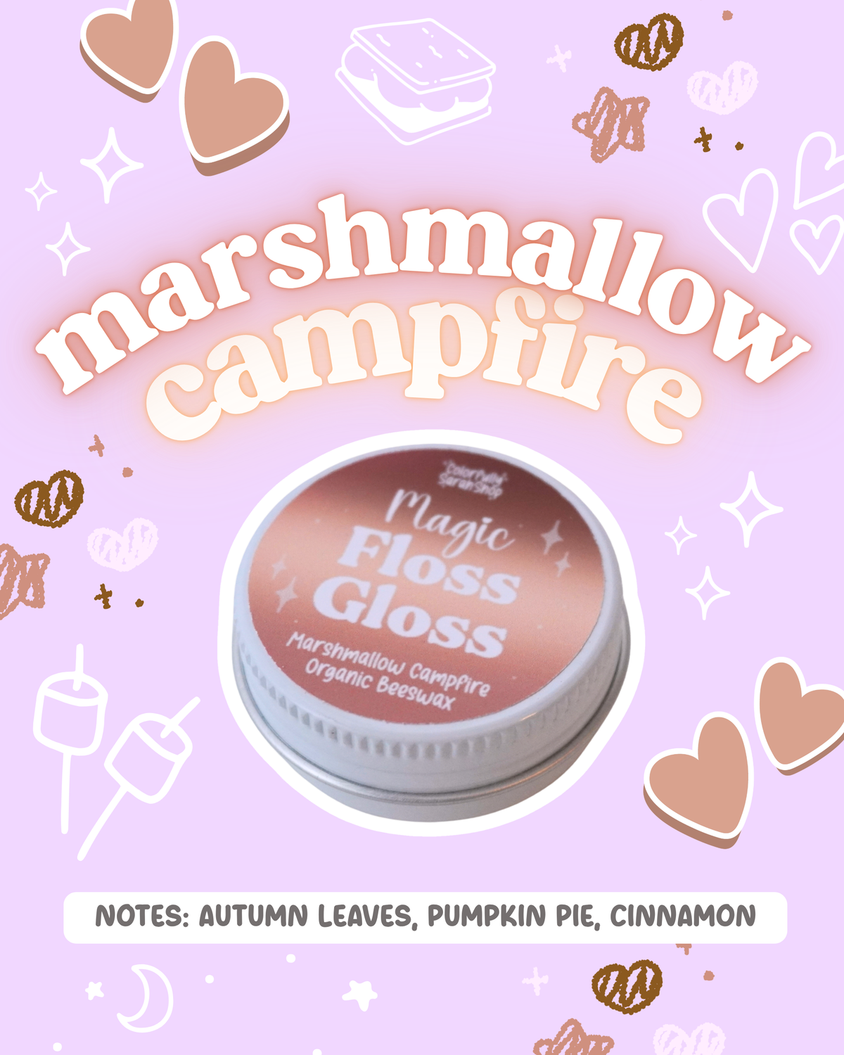 Marshmallow Campfire Magic Floss Gloss